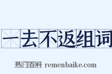 一去不返组词是什么意思的图片